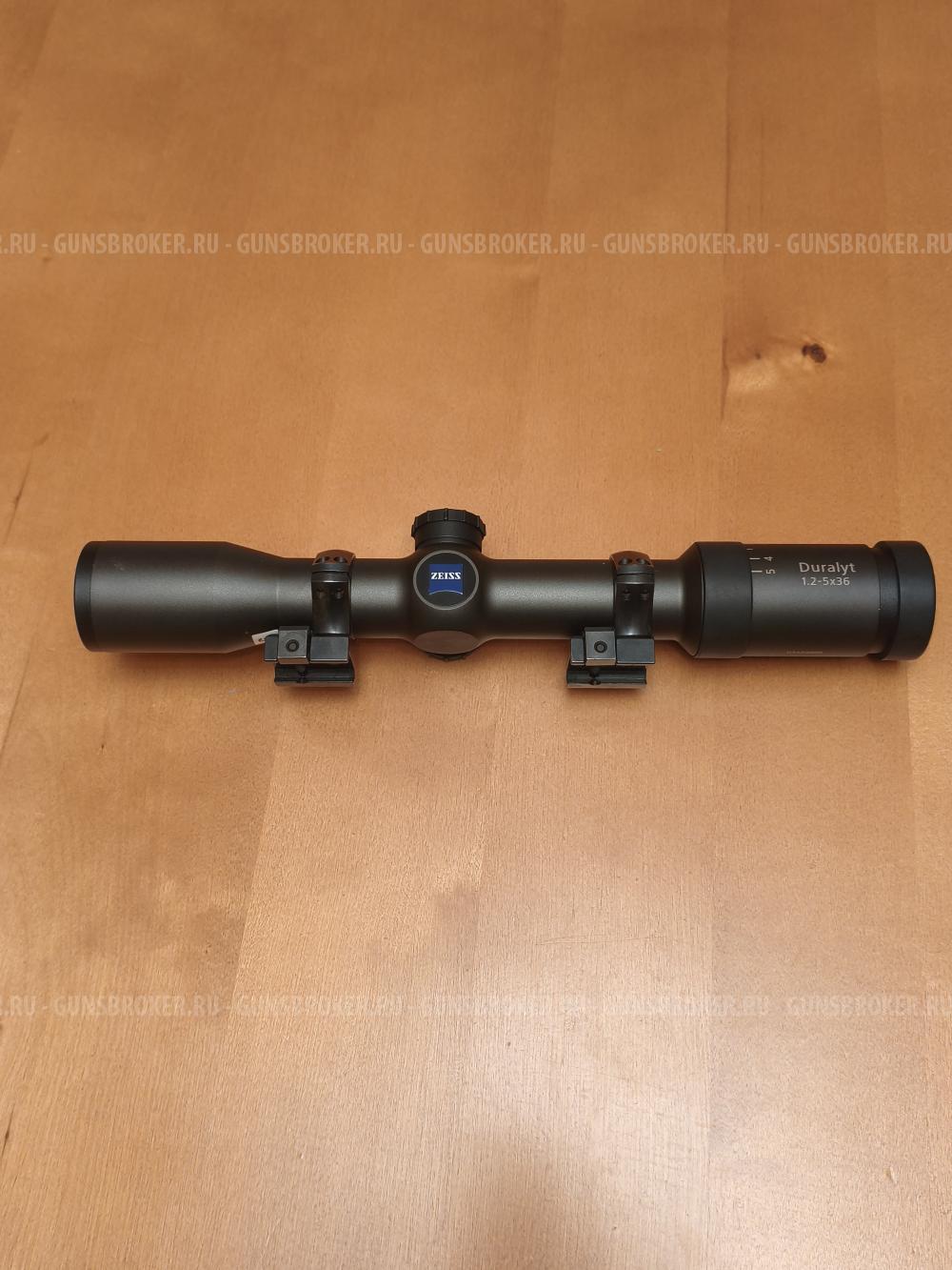 Zeiss Duralyt 1.2-5x36 на кольцах Sako Optilock
