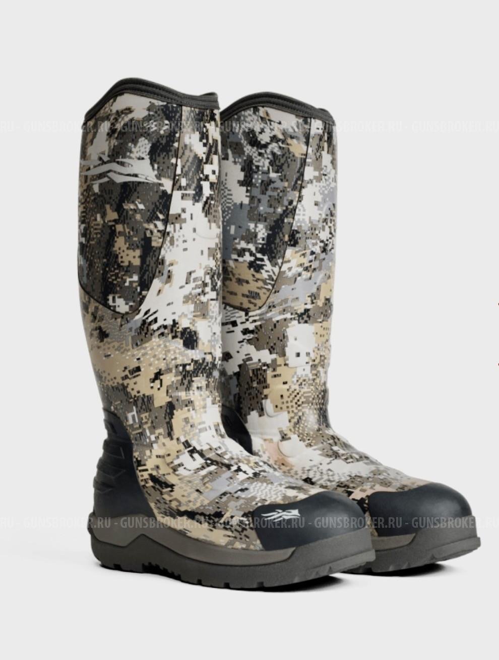 Зимние охотничьи сапоги премиум-класса SITKA Back40 Boot в топовом камуфляже Optifade Elev