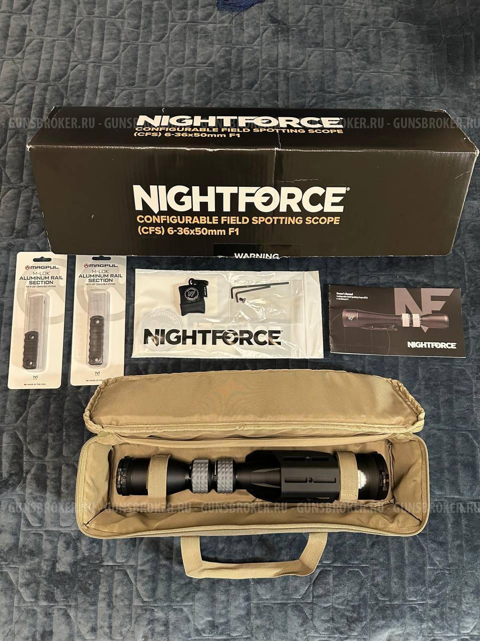 Зрительная труба Nightforce CFS 6-36x50 MIL-XT FFP